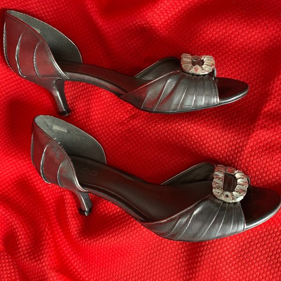 .ALDO kitten heel Women's Peep Toe Slip On - Picture 2 of 13